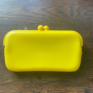 Yellow Silicone/Rubber pouch